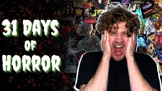 31 Days of Horror Movie Challenge [upl. by Auqinot]