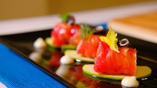 Perfect Starter RecipeHow to do GravlaxCured Salmon RollsHow to Cure SalmonCured Beetroot Salmon [upl. by Waneta]