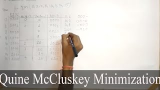 Quine McCluskey Minimization Technique or tabular method in hindi [upl. by Raval]