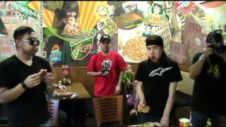 4 Person 50lb Pizza Eating Challenge [upl. by Albertina873]