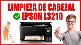 COMO LIMPIAR CABEZALES DE IMPRESORA EPSON L3210 [upl. by Ahtnahc]