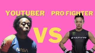 MMA FIGHTER TAKES ON YOUTUBER FT ITSUKI HIRATA [upl. by Banna802]