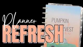 Autumn Planner Refresh  September Happy Planner Set Up  Frankenplanner [upl. by Carolin207]