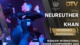 Showdance  Niklas Neureuther amp Feodora Khan  Professional Championships  WIDC DansInn 2023 [upl. by Joshi]