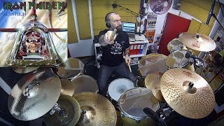 Iron Maiden  Aces High  Nicko McBrain Drum Cover by Edo Sala with Drum Charts [upl. by Ztnarf]