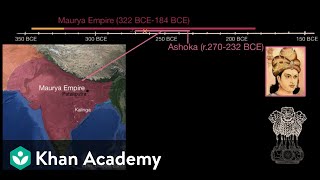 Chandragupta Ashoka and the Maurya Empire  World History  Khan Academy [upl. by Notffilc]