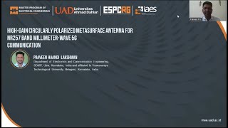 High Gain Circularly Polarized Metasurface Antenna for NR257 Band MillimeterWave 5G Communication [upl. by Kcirdahs]