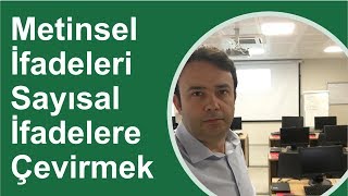 Excel Metinsel İfadeleri Sayısal İfadelere Çevirmek 003video  Ömer BAĞCI [upl. by Eiwoh857]