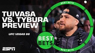 Best Bets for UFC Vegas 88 Tai Tuivasa vs Marcin Tybura  ESPN MMA [upl. by Eldnek]