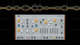 PolyMAX Synthesizer Sound Examples  UAD Instruments [upl. by Edouard]