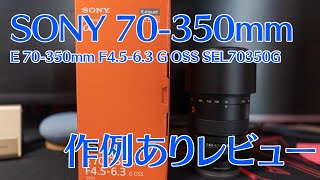 SONYの望遠レンズ「E 70350mm F4563 G OSSSEL70350G」購入レビュー  FE 70300mmとの比較も！ [upl. by Anitsyrc]