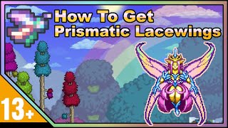 Terraria How To Get Prismatic Lacewing  How To Spawn Empress Of Light 14 Journeys End [upl. by Enialem]