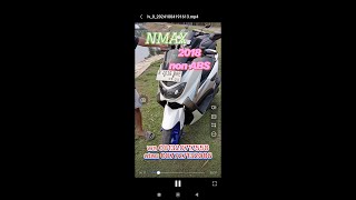 Nmax 2018 non ABS warna favorit putih nmax otomotif sorotan fypシ゚viral [upl. by Ecnav]