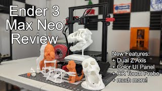 Crealitys Best Upgrade  Ender 3 Max Neo 3d Printer Review [upl. by Nairbal783]