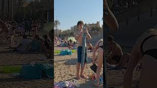 Barcelona Beach  Best Beaches SPAIN [upl. by Ylrebmek]