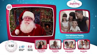 JingleRing  Virtual Santa amp Mrs Claus live from The North Pole [upl. by Ocirne]