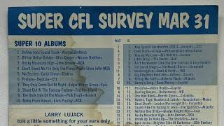 WCFL music survey from March 31 1973 Chicago 1000 AM [upl. by Nomma799]