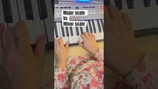 CMajor scale vs Minor scale [upl. by Eyahs]