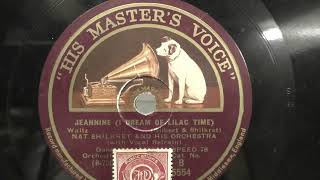 Nat Shilkret and his orchestra with vocal refrain Jeannine I dream of lilac times 1928 [upl. by Hughie]