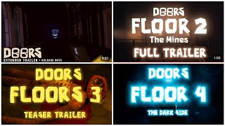 Trailer Comparison Doors Floor 1 Vs Doors Floor 2 Vs Doors Floor 3 Vs Doors Floor 4 [upl. by Thorrlow]