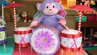 Diaper Cake Drum Set How To Make [upl. by Anilemrac]