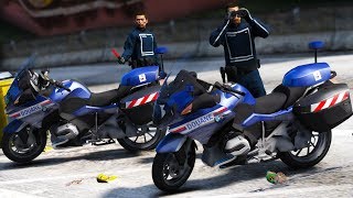 GTALSPDFR BRIGADE MOTOCYCLISTE DE LA DOUANE 132 [upl. by Aleras332]