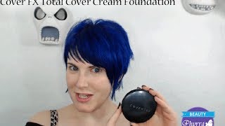 Cover FX Total Cover Cream Foundation Review  vegan cruelty free foundation  PHYRRA [upl. by Lewendal]