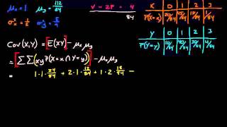 7e  Kovarians og korrelasjonskoeffisient Statistikk [upl. by Ynoep]