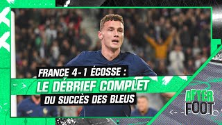 France 41 Ecosse  Le débrief complet de la victoire des Bleus portés par Pavard [upl. by Ydnelg]