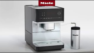 Coffee machine CM6  Setting the water hardness level I Miele [upl. by Ademordna]