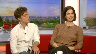 POLDARK Heida Reed amp Jack Farthing Interview  with subtitles [upl. by Afesoj]