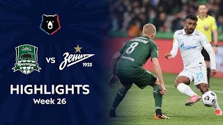 Highlights FC Krasnodar vs Zenit 22  RPL 202021 [upl. by Esoryram]