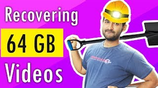 HINDI Recovering 64GB Data With WonderShare Recoverit [upl. by Akeit]