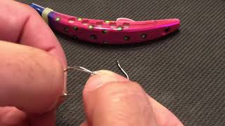 How to tie a nonslip mooching rig QUICK amp EASY mooching for dummies [upl. by Xino]