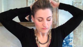 TUTORIEL  comment réaliser une coiffure coque en 4 minutes [upl. by Armond69]