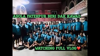 Asola Fatehpur Beri Dak Kawad💪🏻 vlog haridwar vlogging dakkawad dakkawadyatra [upl. by Irodim525]