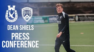 PRESS CONFERENCE  Dean Shiels  8th August 2024 [upl. by Norine]