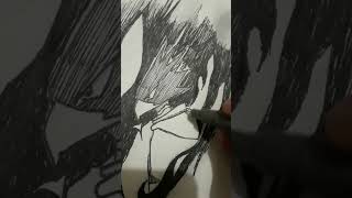 Tokoyami and Dark Shadow drawing MHA [upl. by Burkhart]