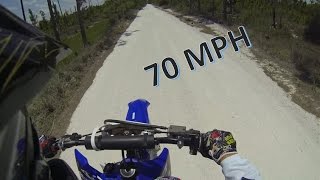 YZ 85 top speed [upl. by Akinohs]