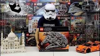 LEGO STAR WARS 75192 Millennium Falcon  Speed Build for Collecrors  Exclusive Unboxing [upl. by Abil]