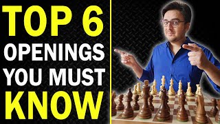 6 Best Chess Openings for Beginners  Top Moves Plans Strategy Gambits Tactics Traps amp Ideas [upl. by Attesoj]