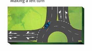 Queensland Road Rules – signalling at roundabouts [upl. by Ellerrad]