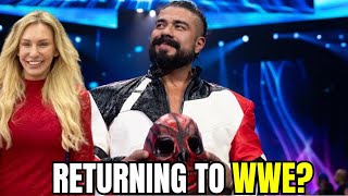 Andrade El Idolos AEW contract expiring  Andrade Returning to the WWE [upl. by Karalee]