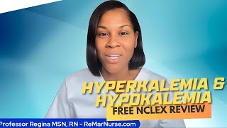 Winning Wednesday Hyperkalemia amp Hypokalemia NCLEX Notes [upl. by Eneleoj13]