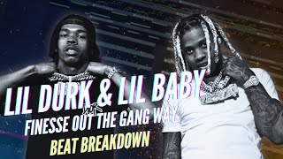 Beat Breakdown  Finesse Out The Gang Way Lil Durk ft Lil Baby FL Studio [upl. by Cirdor]