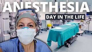 A Day in the Life of an Anesthesia Nurse  CRNA VLOG [upl. by Adas760]