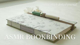 Bookbinding gives me peace and focus ✦ Make a journal with me ASMR Coptic binding process [upl. by Rogerio]