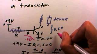 elec 027 base and collector resistors used with transistors [upl. by Dosi]