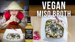 Japanese Miso Broth  Pritchards Proper Vegan Cookin [upl. by Nagol]