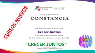 Docente Tecnológico CURSO quotCRECER JUNTOSquot  NIVEL 1  LECCIÓN 2  NUEVOS CURSOS 2023  CARLOS SLIM [upl. by Hopfinger38]